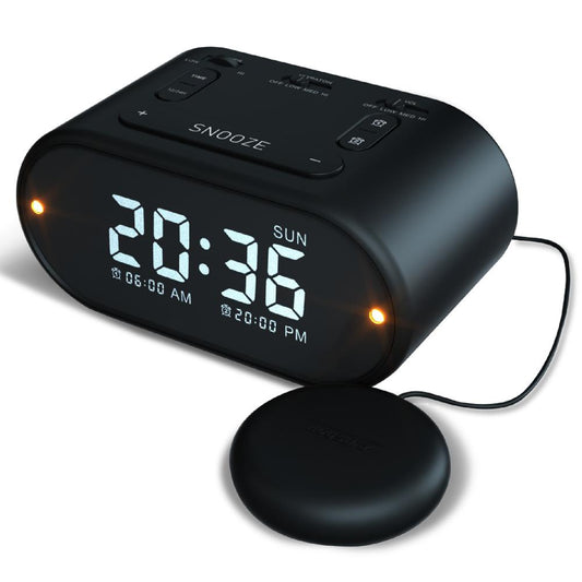 Vibrating Alarm Clock - Black