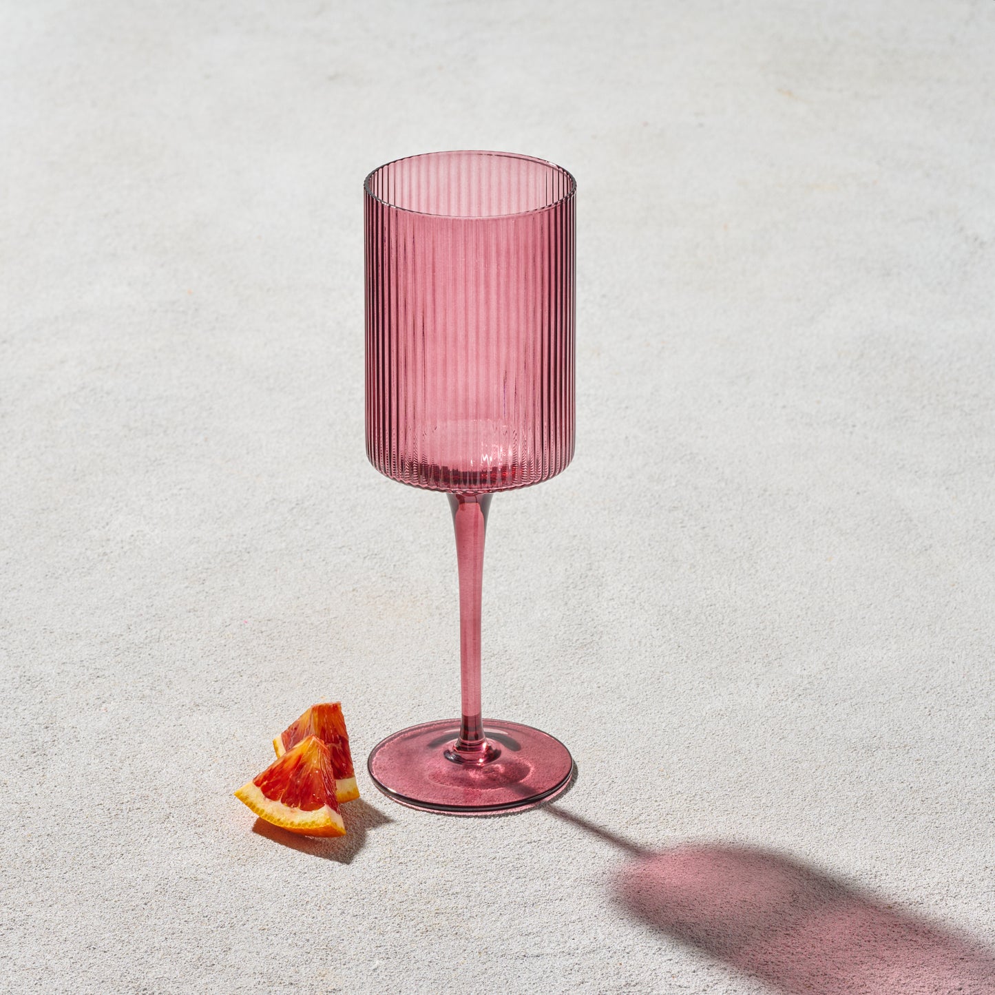 Vikko Malibu Ribbed Wine Glass 11oz 1