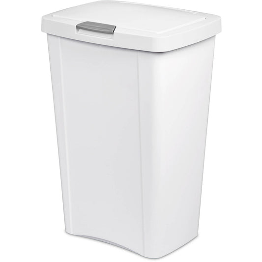 WASTE/COV-52qt-TOUCHTOP-WHITE