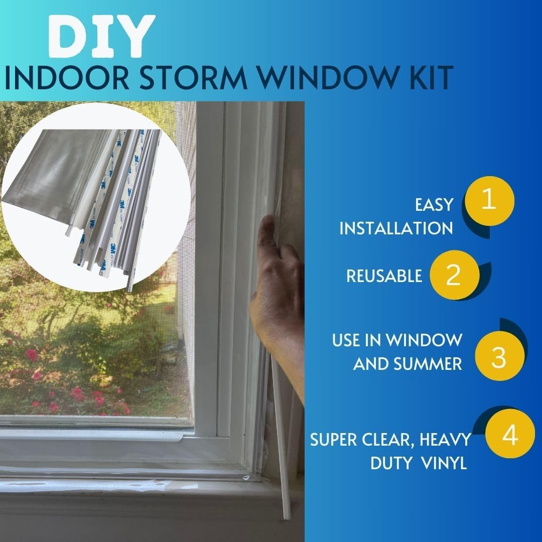 WINDOW KIT-SNAP IN – REUSABLE 48″ x 72″