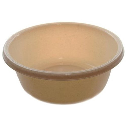 Wash Basin Plastic (Beige W/Dots, Medium)