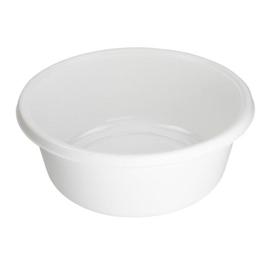 Wash Basin Plastic (Pearl White Shiny, Square)