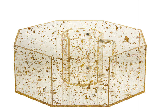 Wash Cup Set Gold Speckle