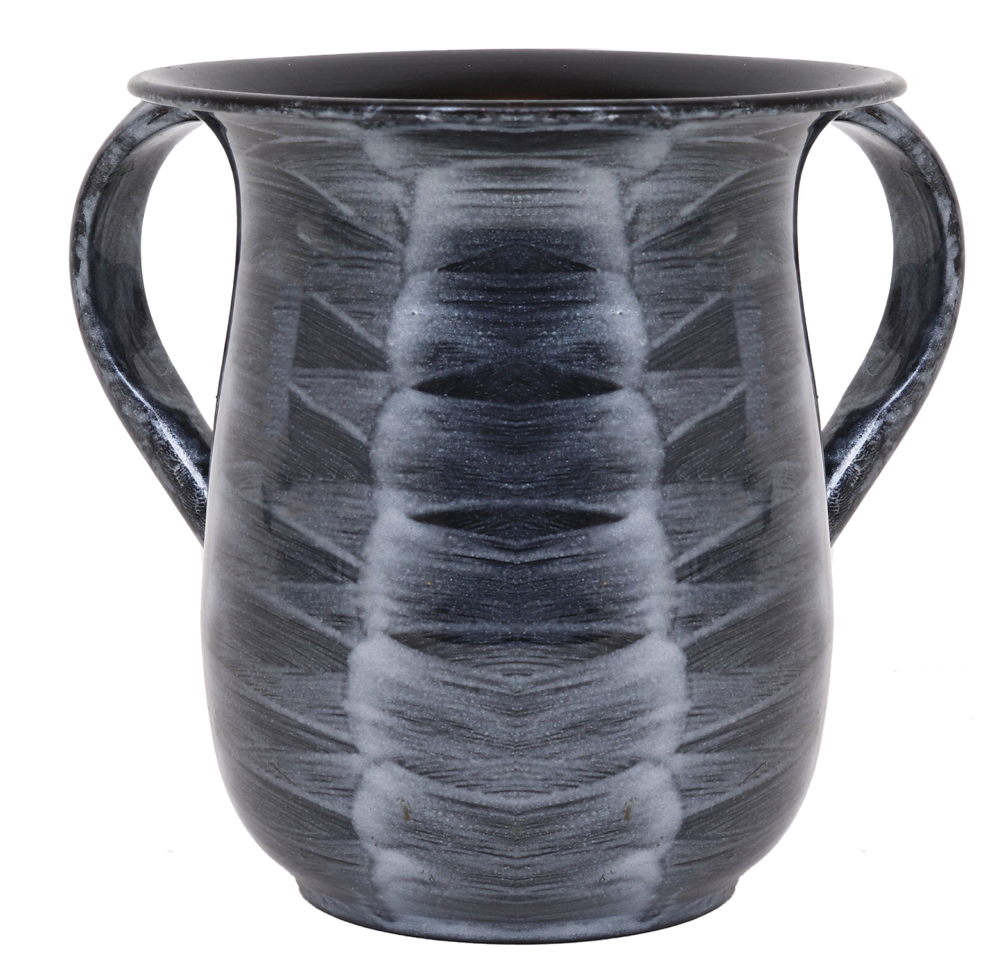 Washing Cup Powder Coated Silver Waves