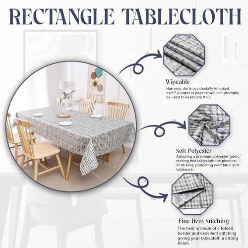 Weave Ocean Table Cloth 70''X108'' 2