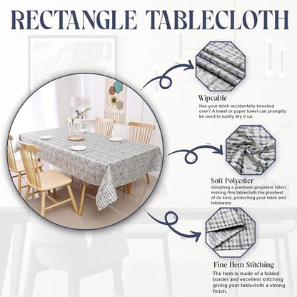 Weave Ocean Table Cloth 70''X108'' 2