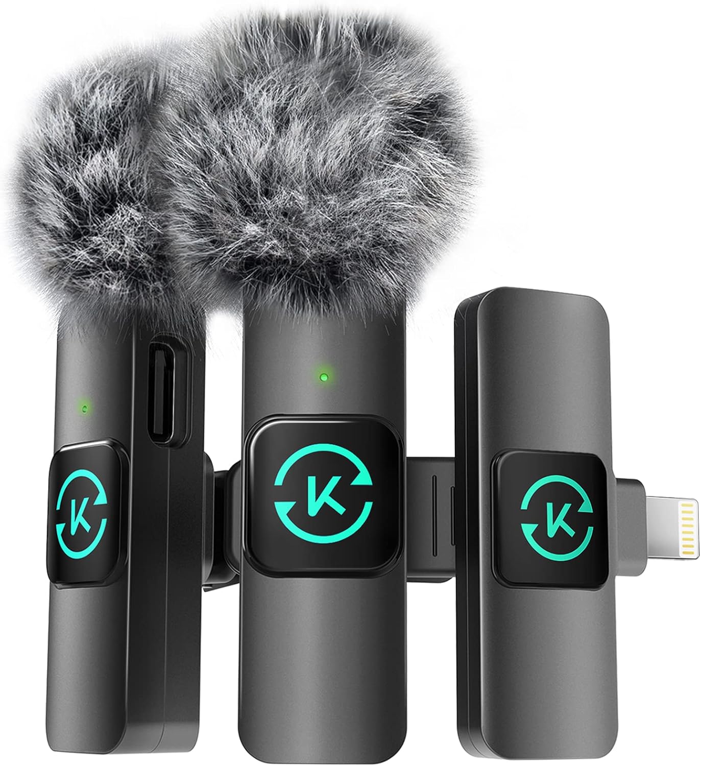 Wireless Lavalier Microphone Set: Clear Audio for iPhone, Video, Interviews & Vlogs 1