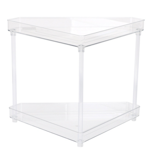 YBM 2 Tier Acrylic Corner Rack 1