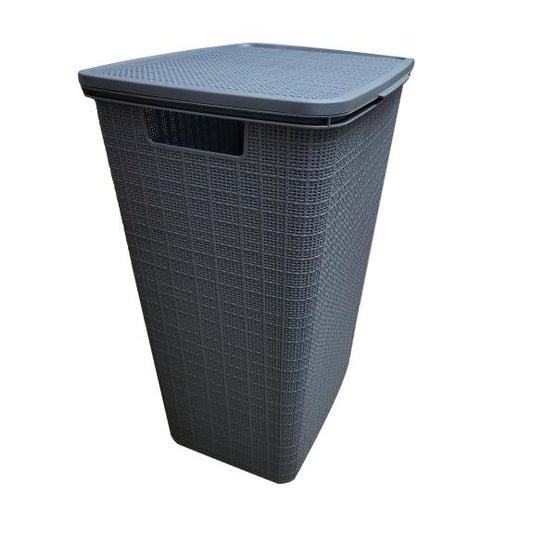YBM Laundry Hamper Dark Grey 1