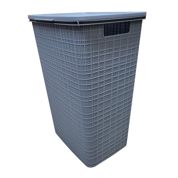 YBM Laundry Hamper Light Grey