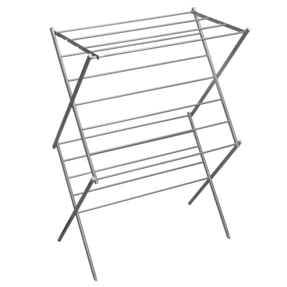 Ybm Extra Wide 2 Tier Deluxe Foldable Clothes Steel Drying Rack 1