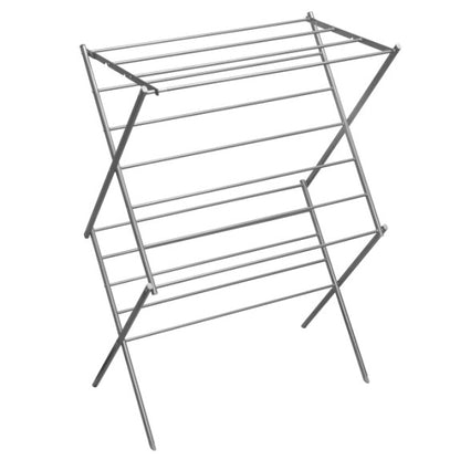 Ybm Extra Wide 2 Tier Deluxe Foldable Clothes Steel Drying Rack 1