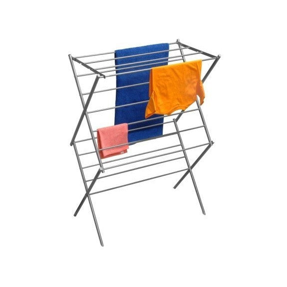 Ybm Extra Wide 2 Tier Deluxe Foldable Clothes Steel Drying Rack 2