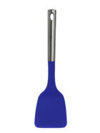 Millvado - Nylon Utensils SS Handle, Solid Turner, Blue,13.5''