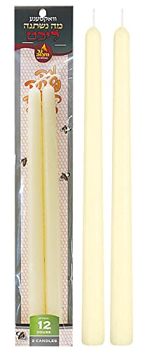 beeswax seder candles 12hours 1