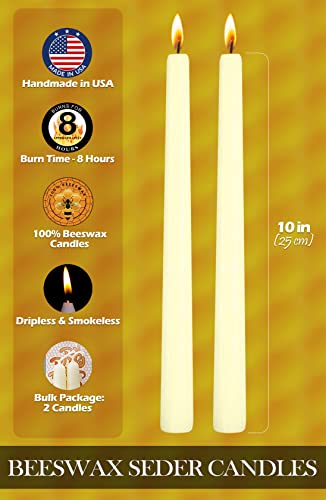 beeswax seder candles 8hours 2