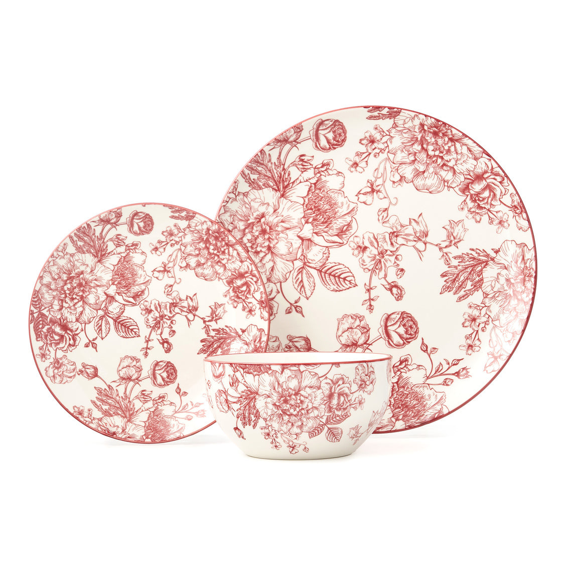 Banbury Blush 12 Pc Porcelain