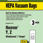 HOOVER Y&Z WINDTUNNEL – 3pk