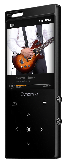 Samvix Dynamite MP3 Player 8 GB White