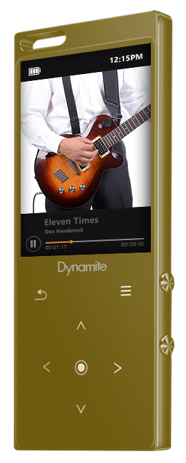 Samvix Dynamite MP3 Player 8 GB White