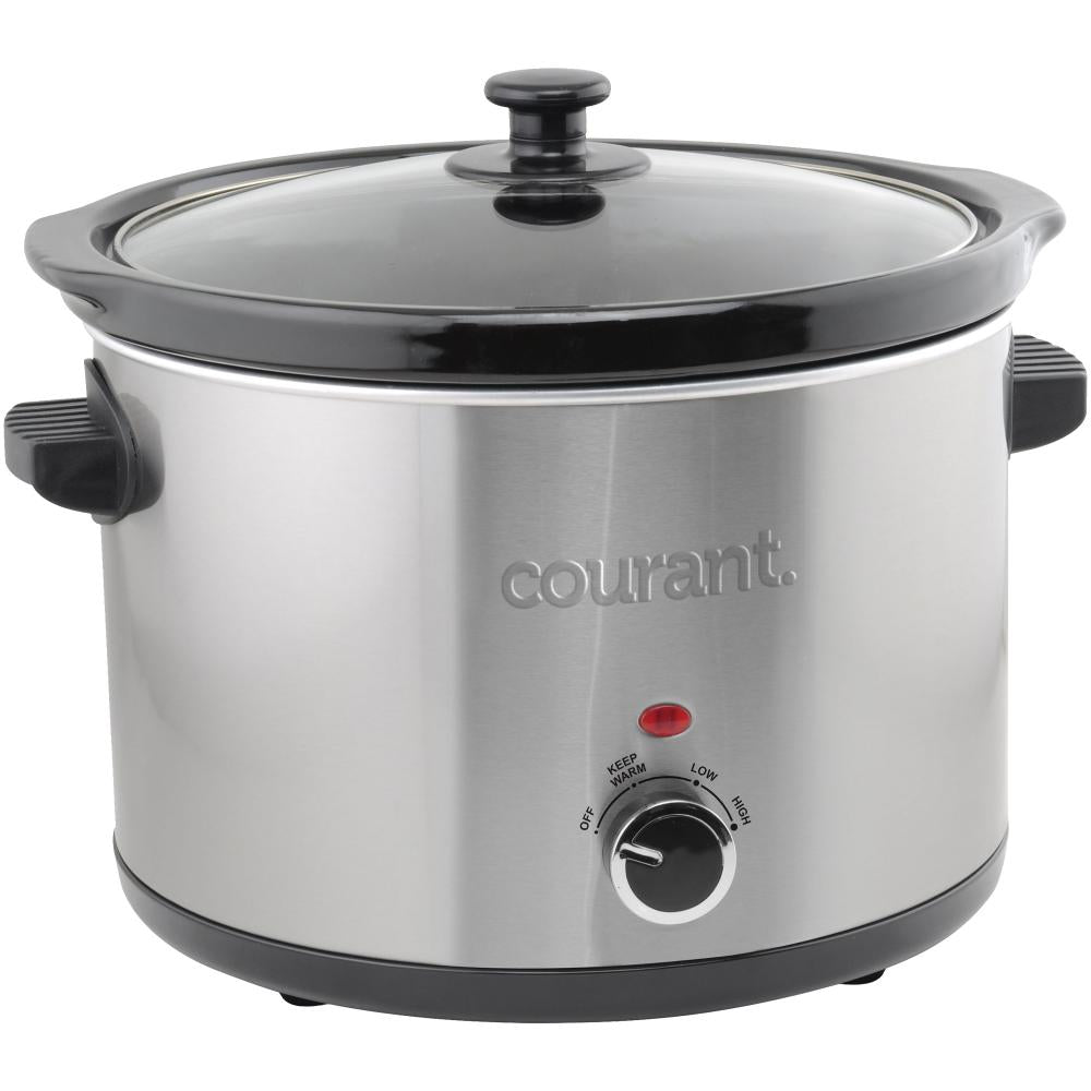 Courant 5 Quart Slow Cooker - Stainless Steel