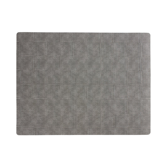 Placemat, Parbat Basket Gray, 17x13in