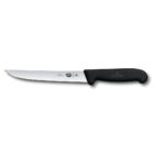 Victorinox - Fibrox Pro Carving Knife, Straight, Semi Flexible Blade, 7 ", Black