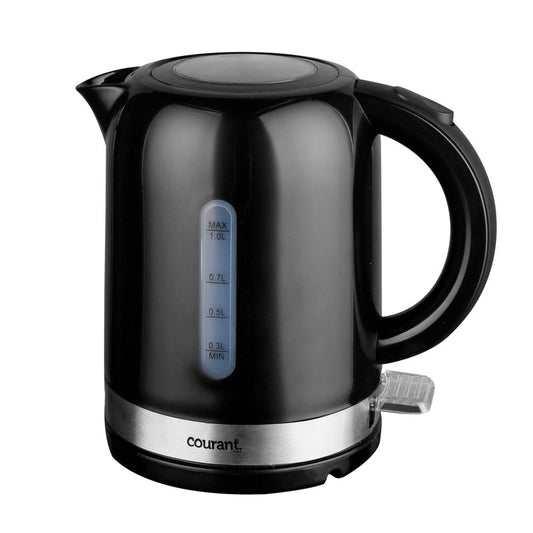 1 Liter Cordless Electric Kettle - Black