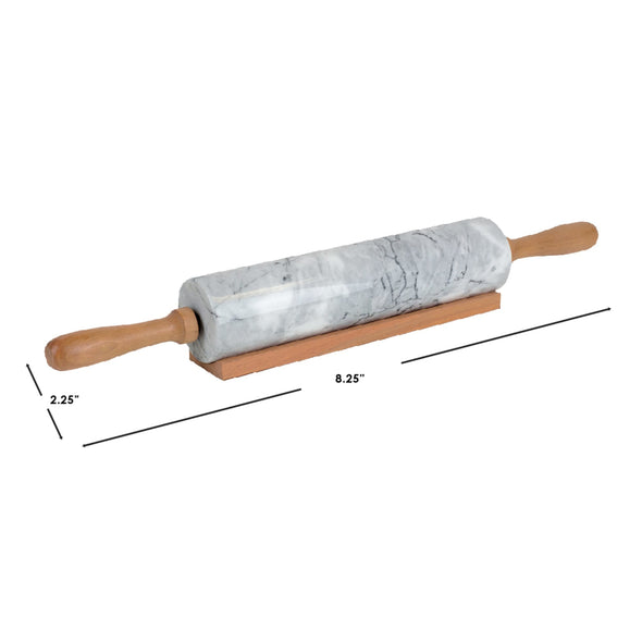 Marble Rolling Pin with Stand