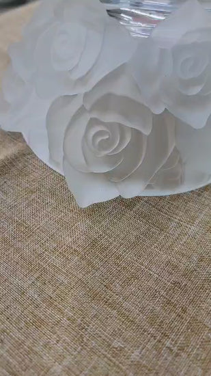 Tall Vase with Flower Design V