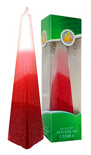 pyramid shaped havdalah candles assorted colors 1