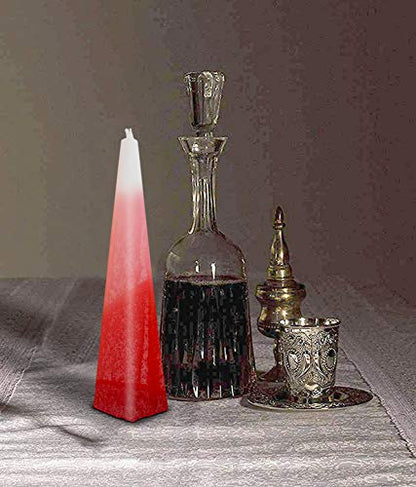 pyramid shaped havdalah candles assorted colors 3