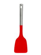 Millvado - Nylon Utensils SS Handle, Solid Turner, Red,13.5''