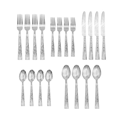 Ricci Casa, Parisian Garden, 20 Piece Set, 18/10 Stainless Steel