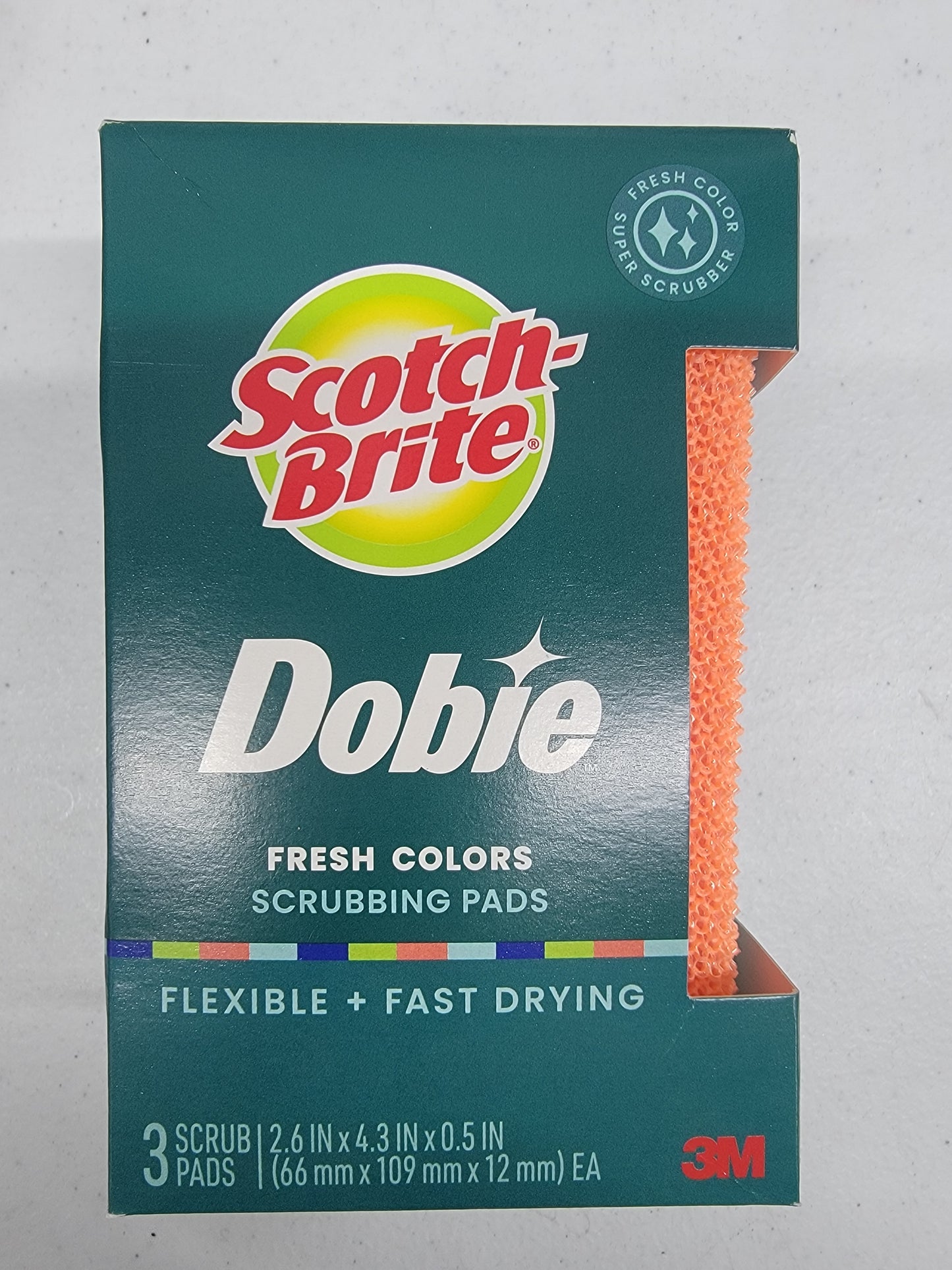 DOBIE PAD 3pk-RED/BLUE/GREEN