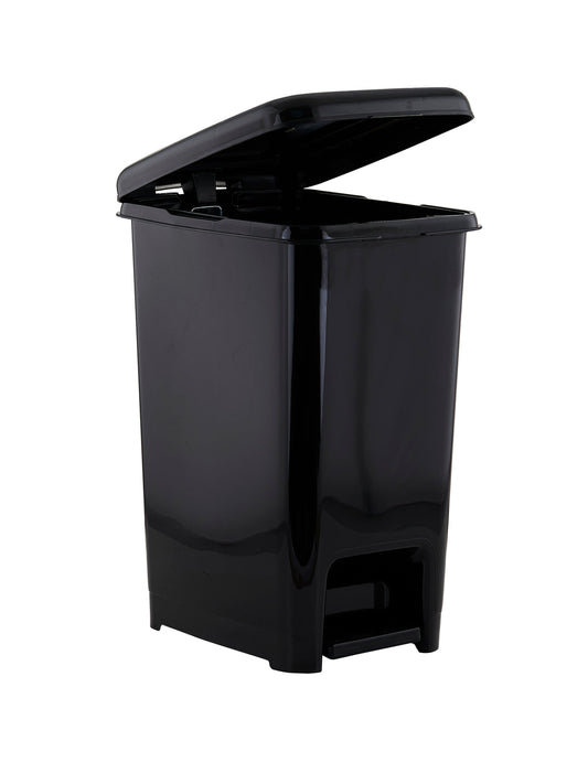 Superio 45 Litter Pedal Trash Can Black