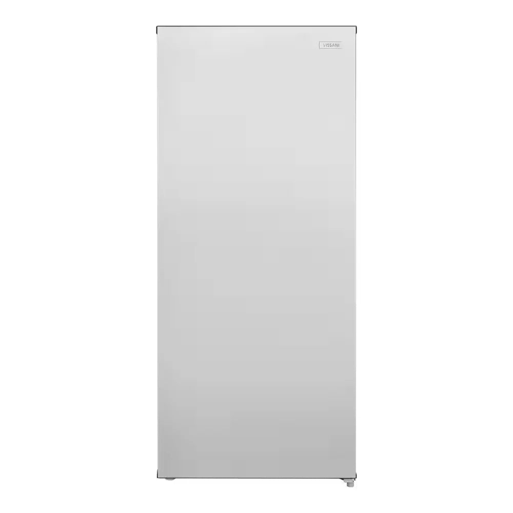 Vissani 7.1 cu. ft. Manual Defrost Convertible Upright Freezer in Stainless Steel Look, Garage Ready