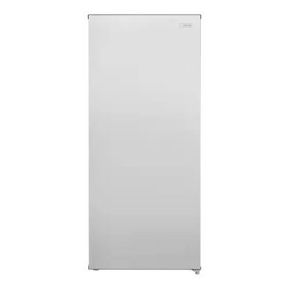 Vissani 7.1 cu. ft. Manual Defrost Convertible Upright Freezer in Stainless Steel Look, Garage Ready