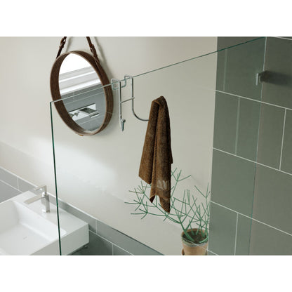 Chrome Over The Door 10 Hooks