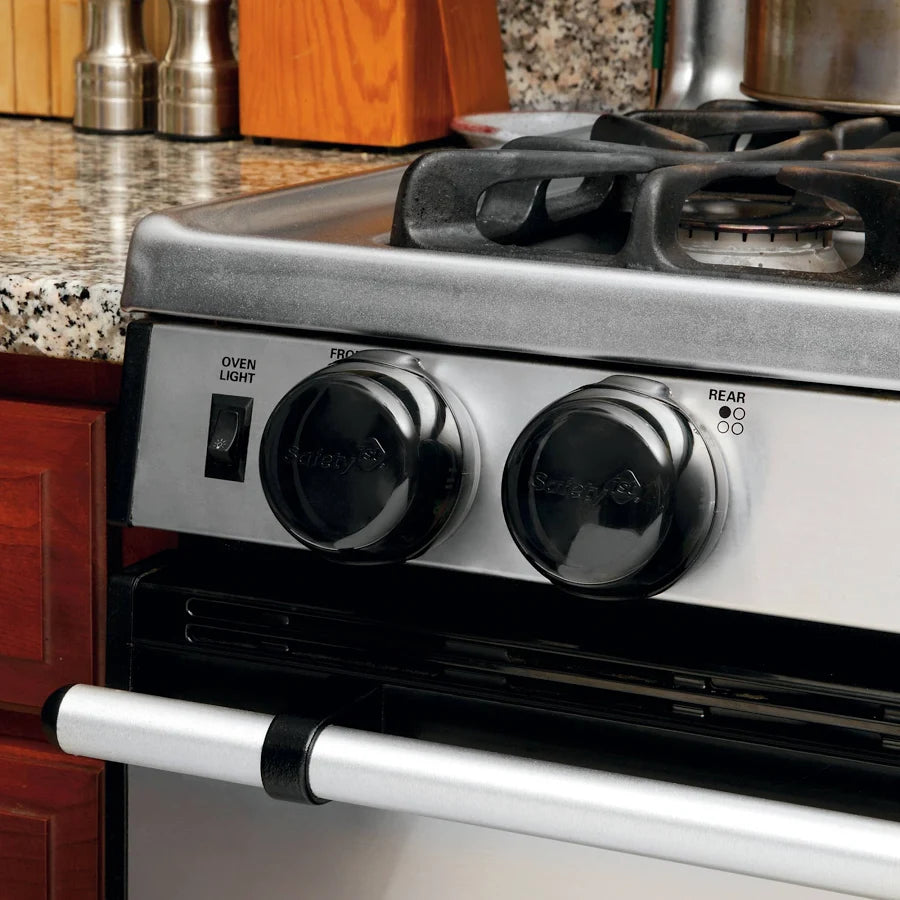 STOVE KNOB COVERS 5PK -Charcoal