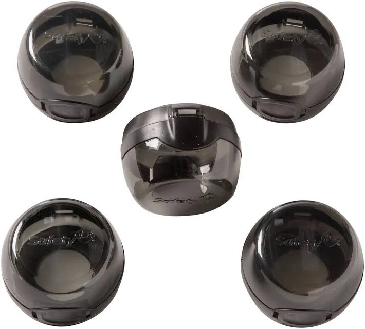 STOVE KNOB COVERS 5PK -Charcoal