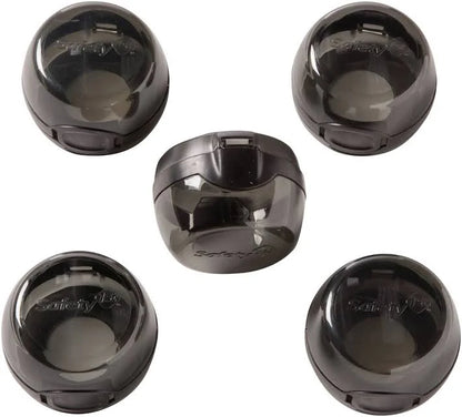 STOVE KNOB COVERS 5PK -Charcoal