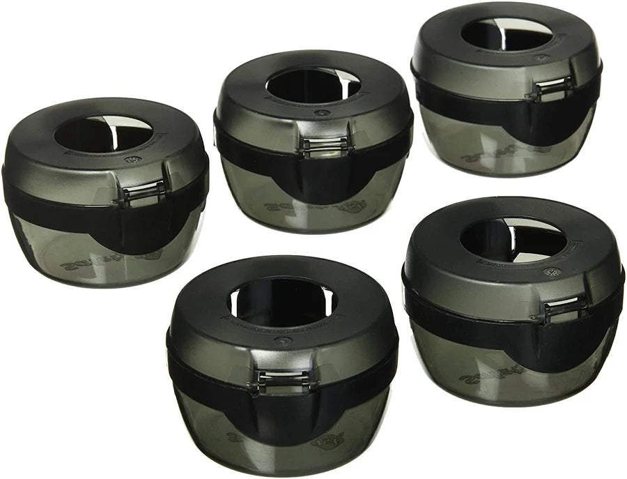 STOVE KNOB COVERS 5PK -Charcoal