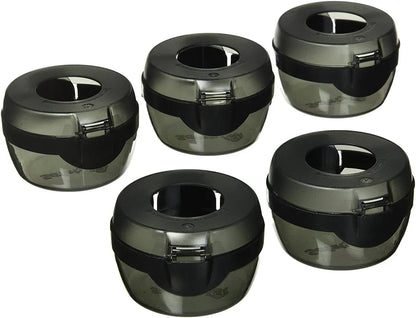 STOVE KNOB COVERS 5PK -Charcoal