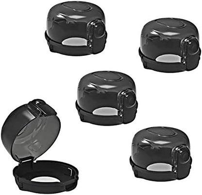 STOVE KNOB COVERS 5PK -Charcoal