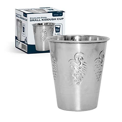 stainless steel mini kiddush cup 1