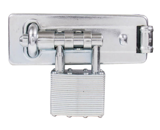 Hasp Lock With Laminatedd Padlock - Keyed Different