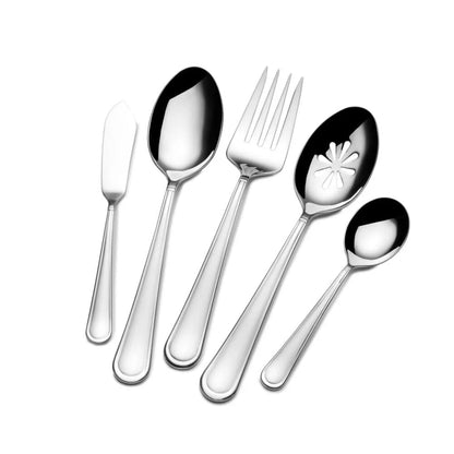 Mikasa, Virtuoso Mirror, 65 Piece Flatware Set, Service for 12, 18/10 Stainless Steel