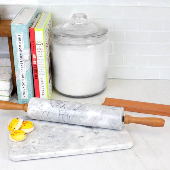 Marble Rolling Pin with Stand