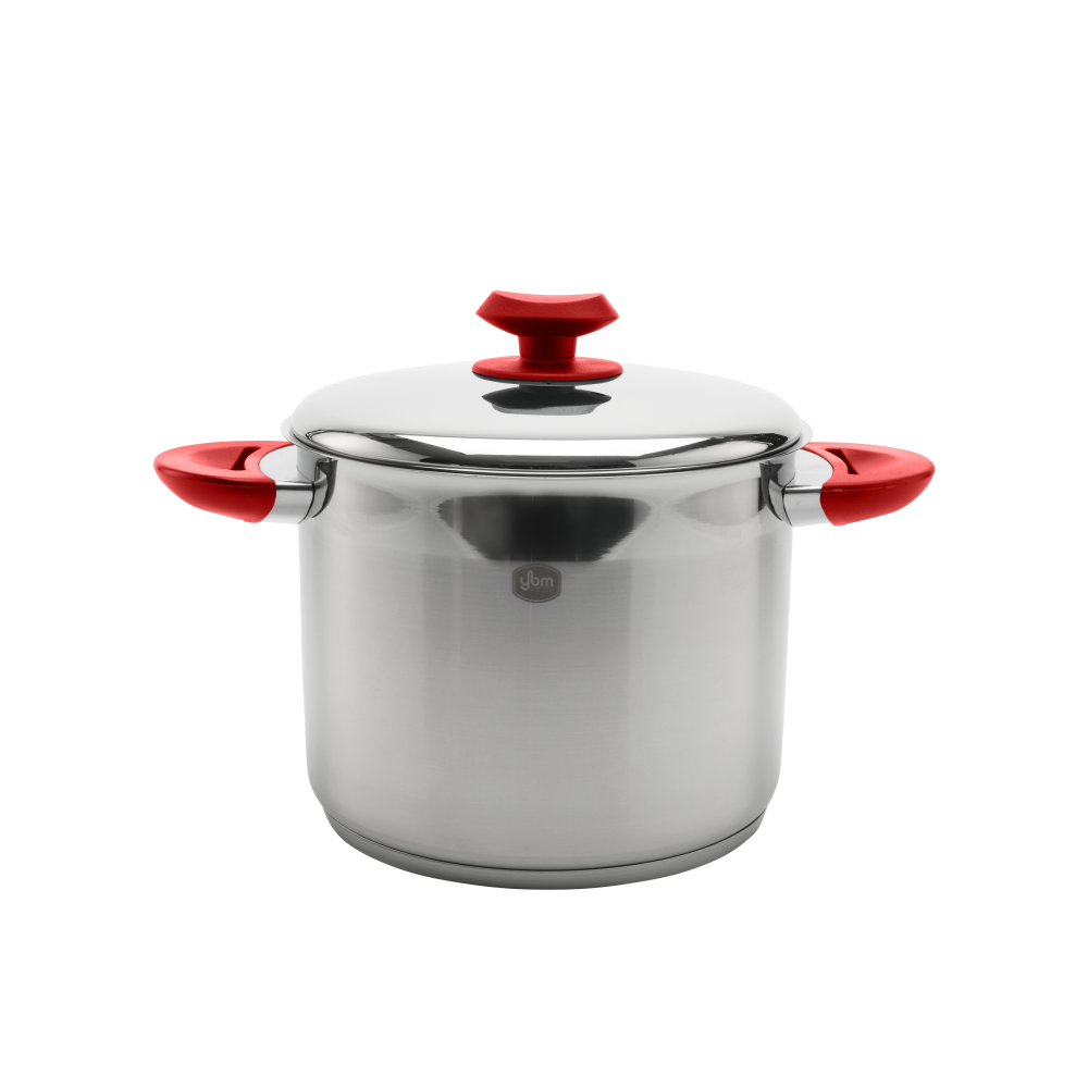 YBM HOME S/S POT (9 QT, Red)